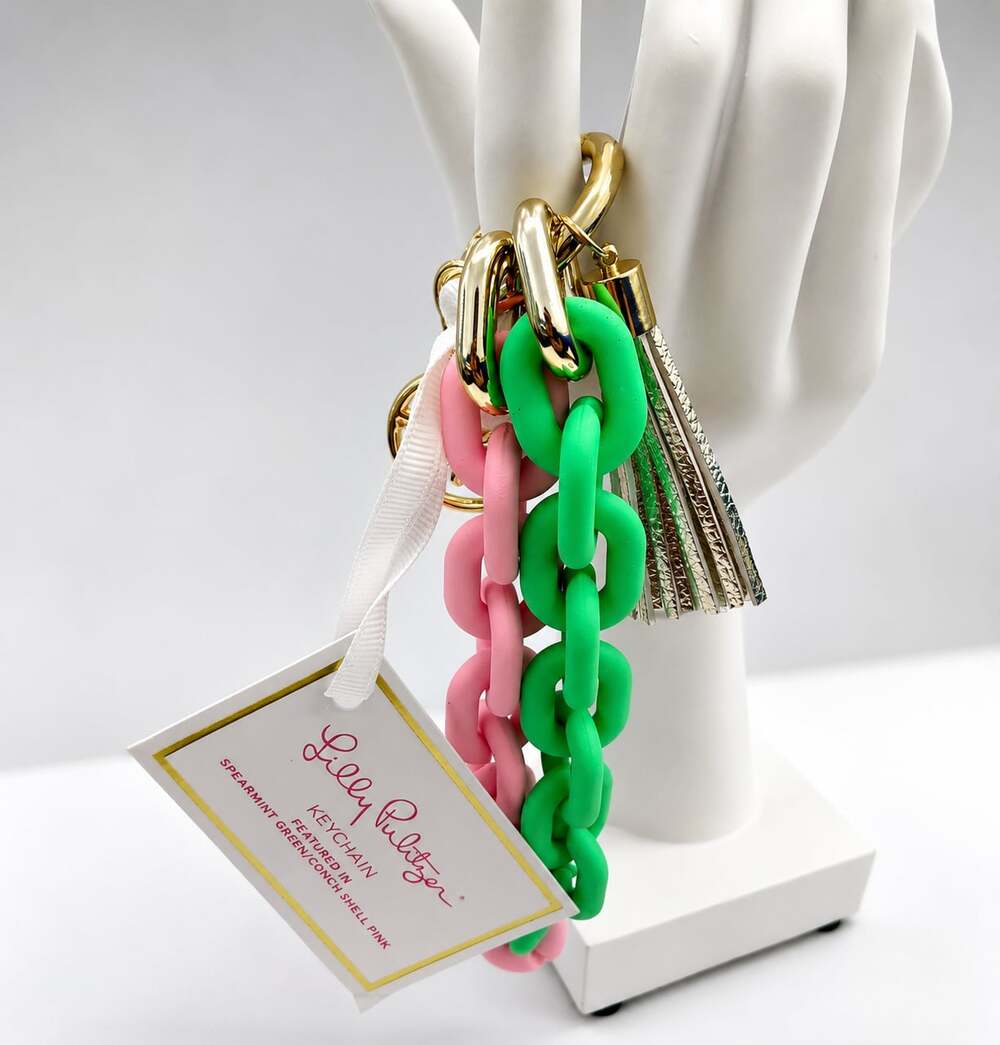 Lilly Pulitzer Tassel Keychain/Fob New